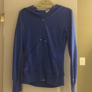 Nike Dri Fit hooded, zip up sweatshirt